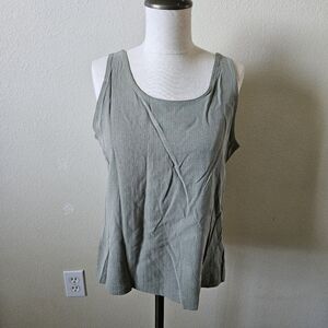 Tommy Bahama Green Silk Tank M